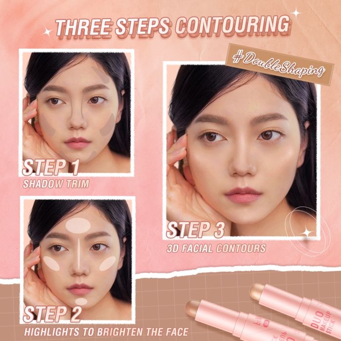 Double Shaping Contouring Highlighter Stick